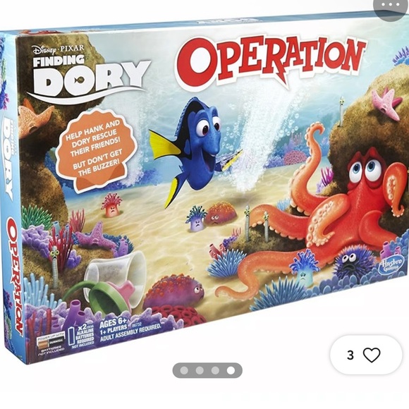 Hasbro Operation Game: Disney-Pixar Finding Dory Edition NEW! - Picture 1 of 6